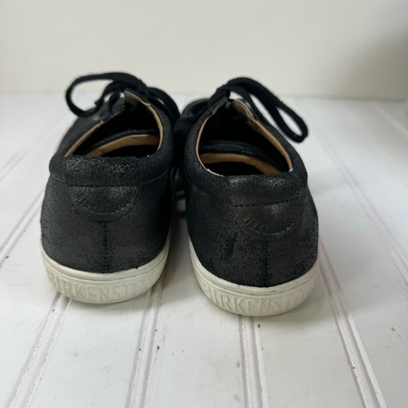 Birkenstock black shimmer leather sneakers - Picture 6 of 10